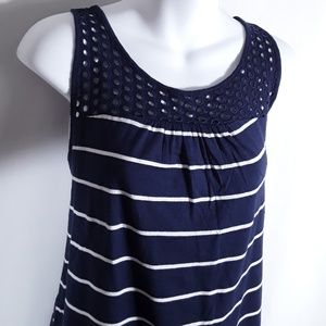 Old Navy Tops - Old Navy Stripe Striped Crochet Tank Top Old Navy Tops - Old Navy Stripe Striped Crochet Tank Top